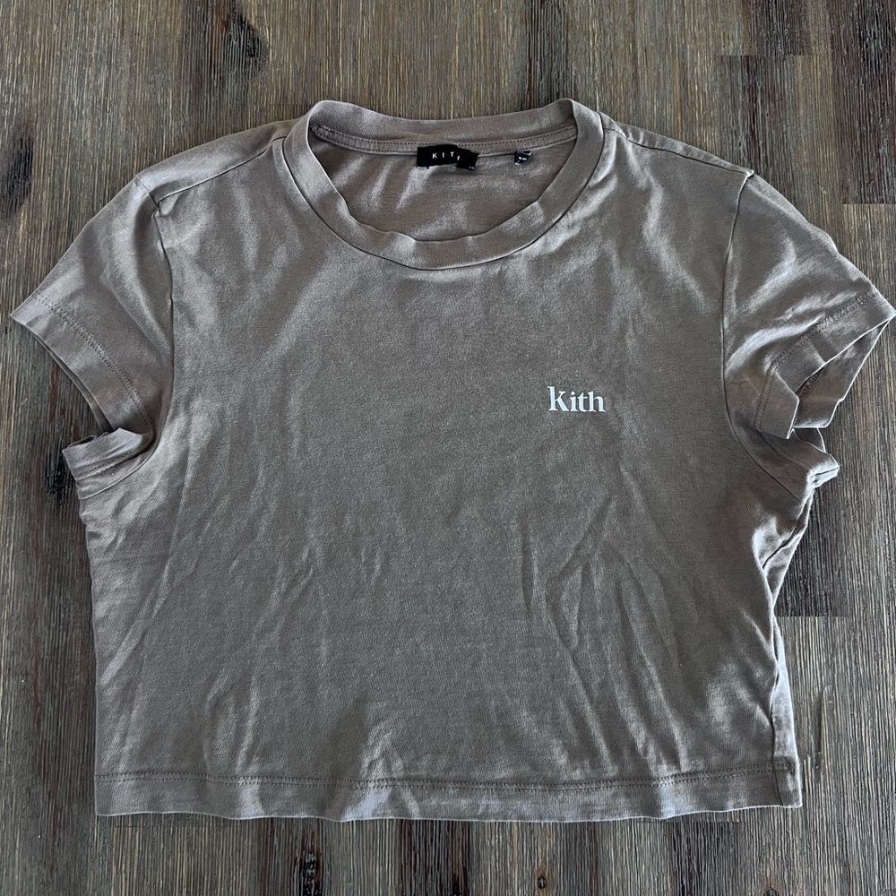 Kith Women's Taupe Short Sleeve Tee